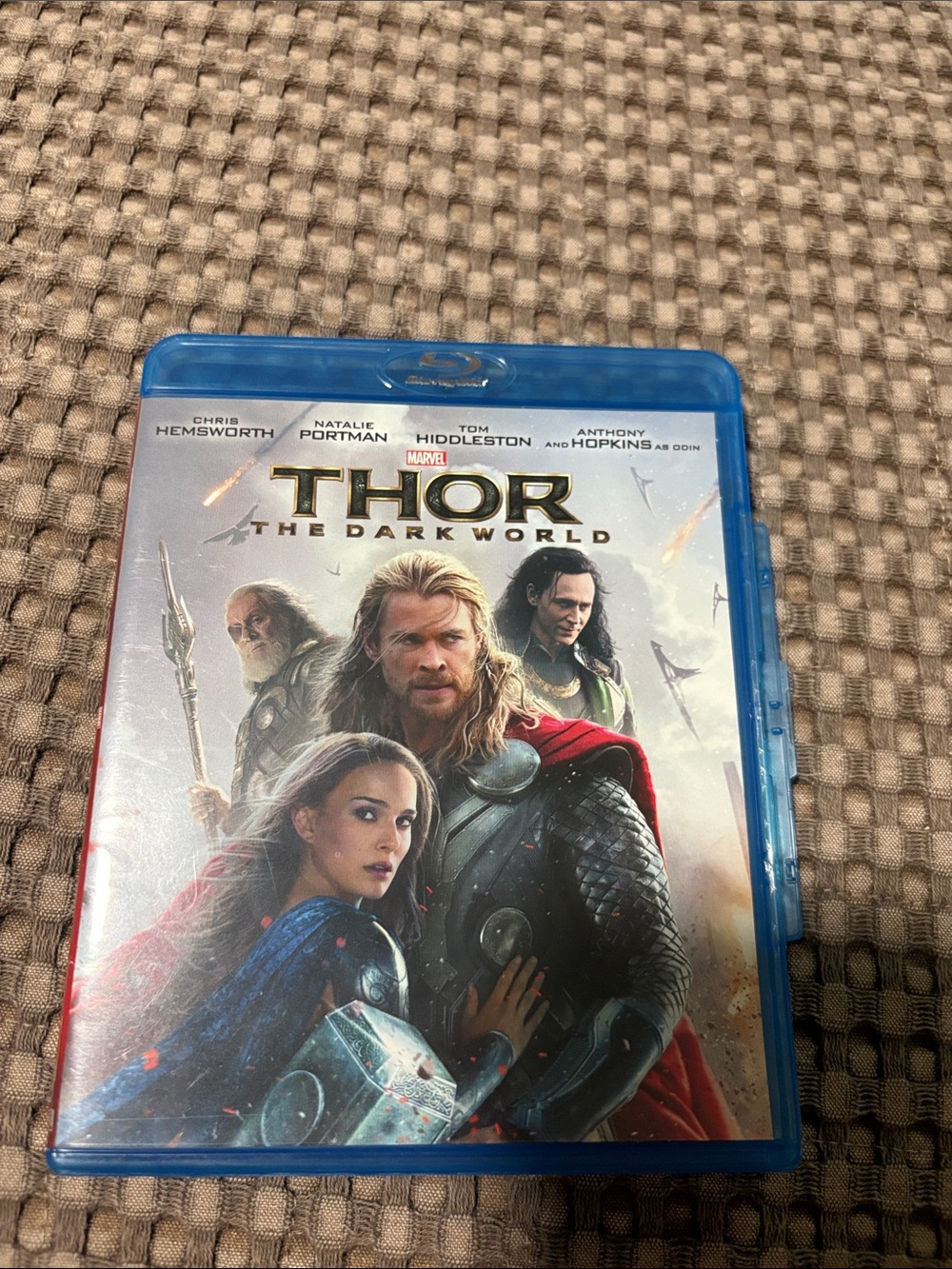 thor Blu-ray Movie Case in Bright Blue